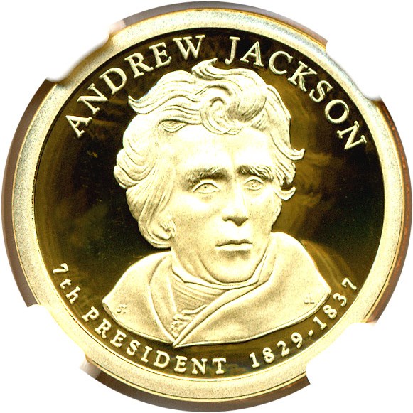 image for: 2008-S $1 Andrew Jackson NGC Proof 69 UCameo