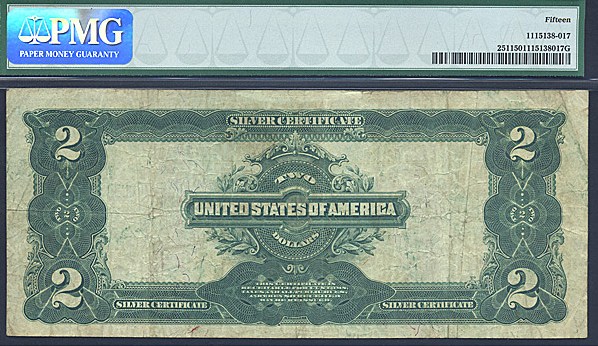 image for: Fr.251 1899 $2 Mechanics & Agriculture PMG F15  [D25901161]