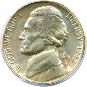 image for: 1942-P 5c Ty.2 - Silver PCGS Proof 65