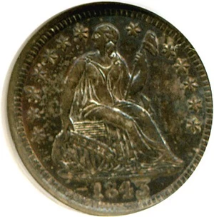 image for: 1843 H10c NGC MS63