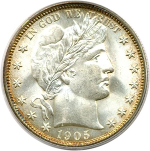 image for: 1905 50c PCGS MS64
