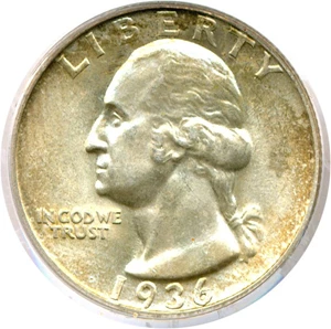 image for: 1936-S 25c PCGS MS64