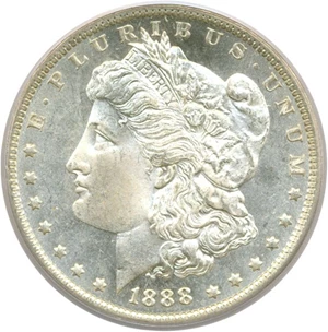 image for: 1888-O $1 PCGS MS65 PL