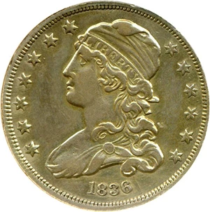 image for: 1836 25c DGS XF45 (Polished)