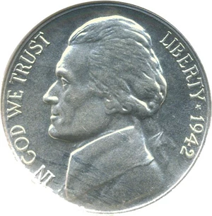 image for: 1942-P 5c Ty.2 - Silver NGC Proof 64