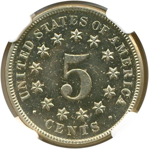 image for: 1871 5c NGC Proof 62 Cameo