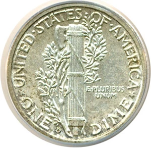 image for: 1934-D/D 10c ANACS AU50 (RPM-2)