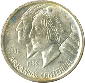 image for: 1935-S 50c Arkansas PCGS MS65