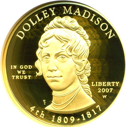 image for: 2007-W $10 Dolley Madison NGC Proof 70 UCameo