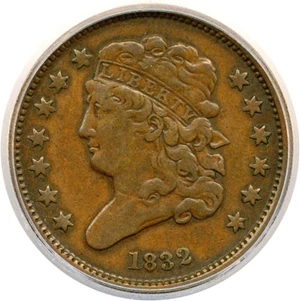 image for: 1832 1/2c ICG VF30