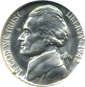 image for: 1942 5c Ty.1 NGC Proof 64