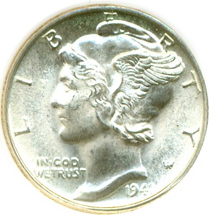 image for: 1941-D 10c DGS MS65 FB