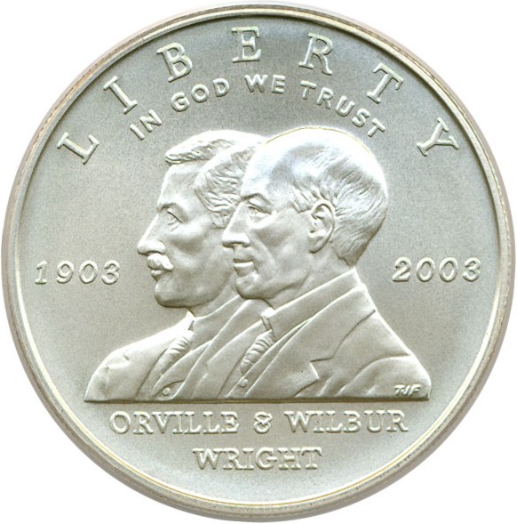 image for: 2003-P $1 First Flight PCGS MS69 