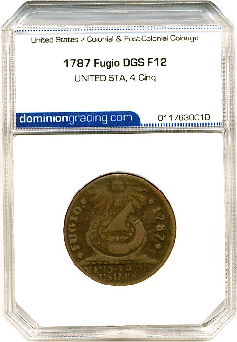 image for: 1787 Fugio DGS F12 UNITED STA, 4 Cinq