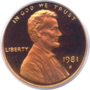 image for: 1981-S 1c Type 2 PCGS Proof 68 RD DCameo