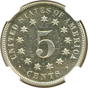 image for: 1875 5c NGC Proof 62 Cameo