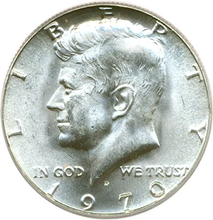 image for: 1970-D 50c PCGS MS65