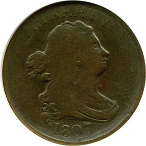 image for: 1807 1/2c ANACS F12 (Cleaned)