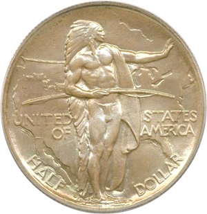 image for: 1936-S 50c Oregon PCGS MS65