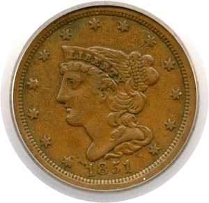 image for: 1851 1/2c ICG VF30