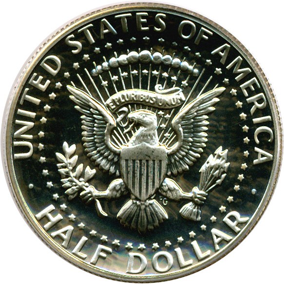 image for: 1972-S 50c  PCGS Proof 68 DCameo