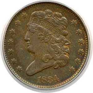 image for: 1834 1/2c ICG XF40 BN