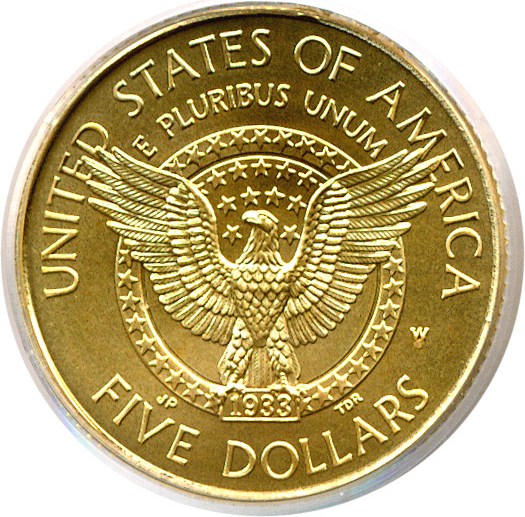 image for: 1997-W $5 Franklin D. Roosevelt PCGS MS69 