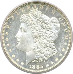 image for: 1885 $1 PCGS MS63 DMPL