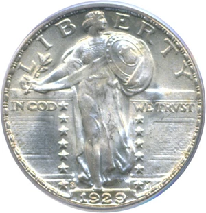 image for: 1929-S 25c PCGS MS65 FH