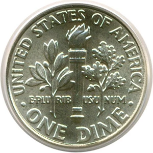 image for: 2003-D 10c PCGS MS68 FB
