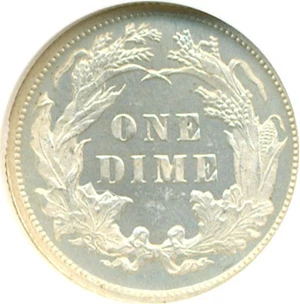 image for: 1878 10c NGC Proof 64 Cameo