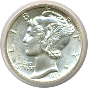 image for: 1935-S 10c PCGS MS65 FB