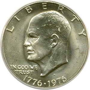image for: 1976-D $1 Ty.1 ANACS MS64