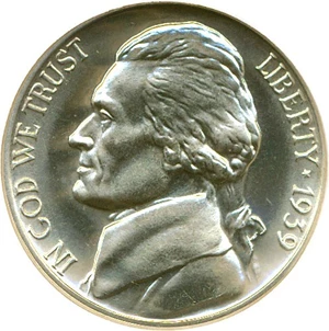 image for: 1939 5c NGC Proof 67