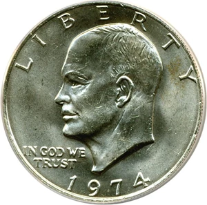 image for: 1974 $1 ANACS MS65