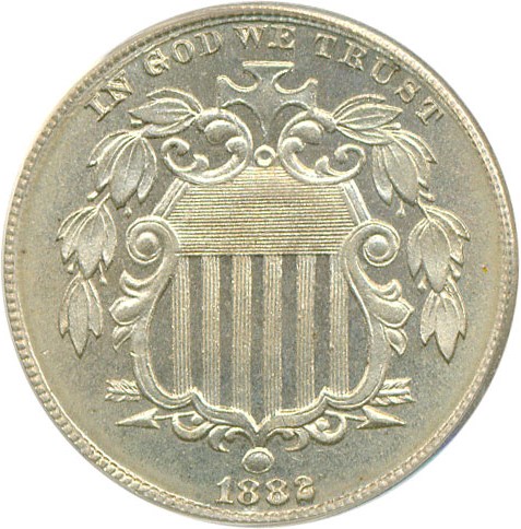 image for: 1882 5c  PCGS Proof 65 OGH
