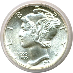 image for: 1943 10c PCGS MS67 FB
