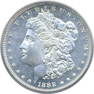 image for: 1888 $1 PCGS MS63 PL