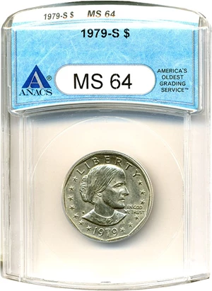 image for: 1979-S SBA$ ANACS MS64