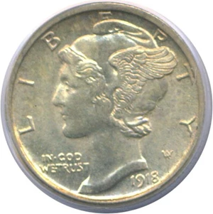 image for: 1918-S 10c PCGS MS65