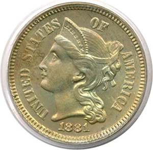 image for: 1881 3cN PCGS Proof 65 * Color *