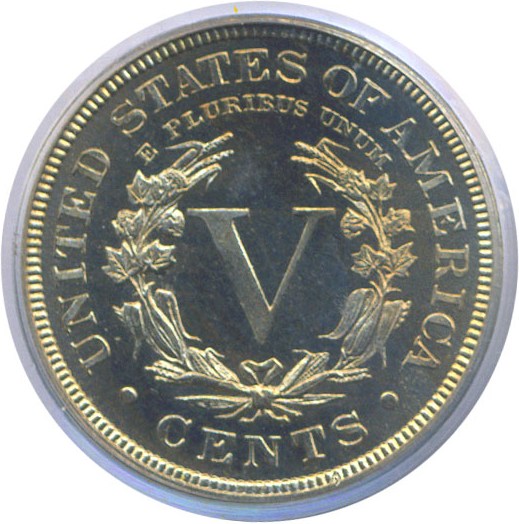 image for: 1898 5c  PCGS Proof 65 Cameo