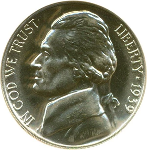 image for: 1939 5c NGC Proof 67