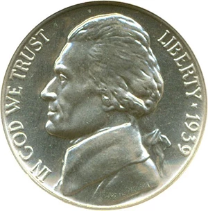 image for: 1939 5c NGC Proof 66