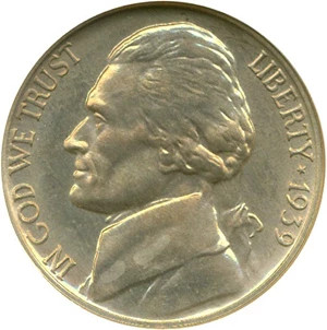 image for: 1939 5c NGC Proof 65