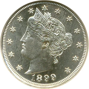 image for: 1899 5c NGC Proof 66