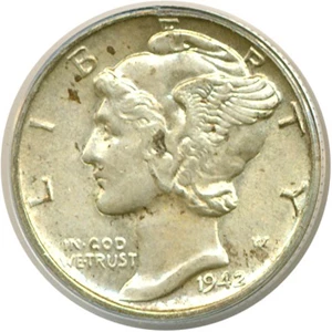 image for: 1942 10c ANACS AU58
