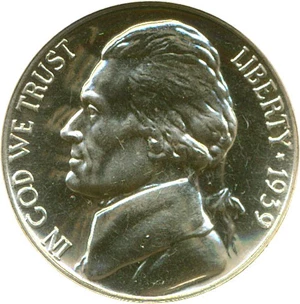 image for: 1939 5c NGC Proof 66