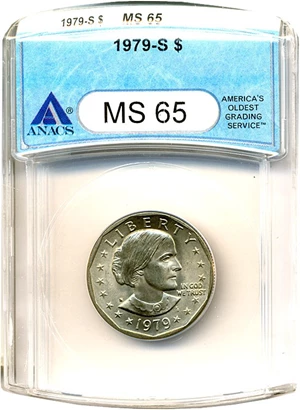 image for: 1979-S SBA$ ANACS MS65