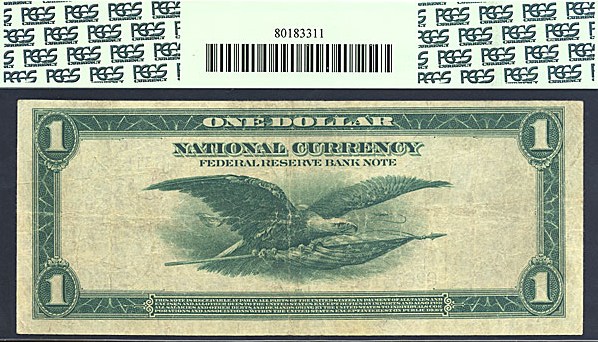 image for: Fr.728 1918 $1  PCGS F15  [G26331522A]